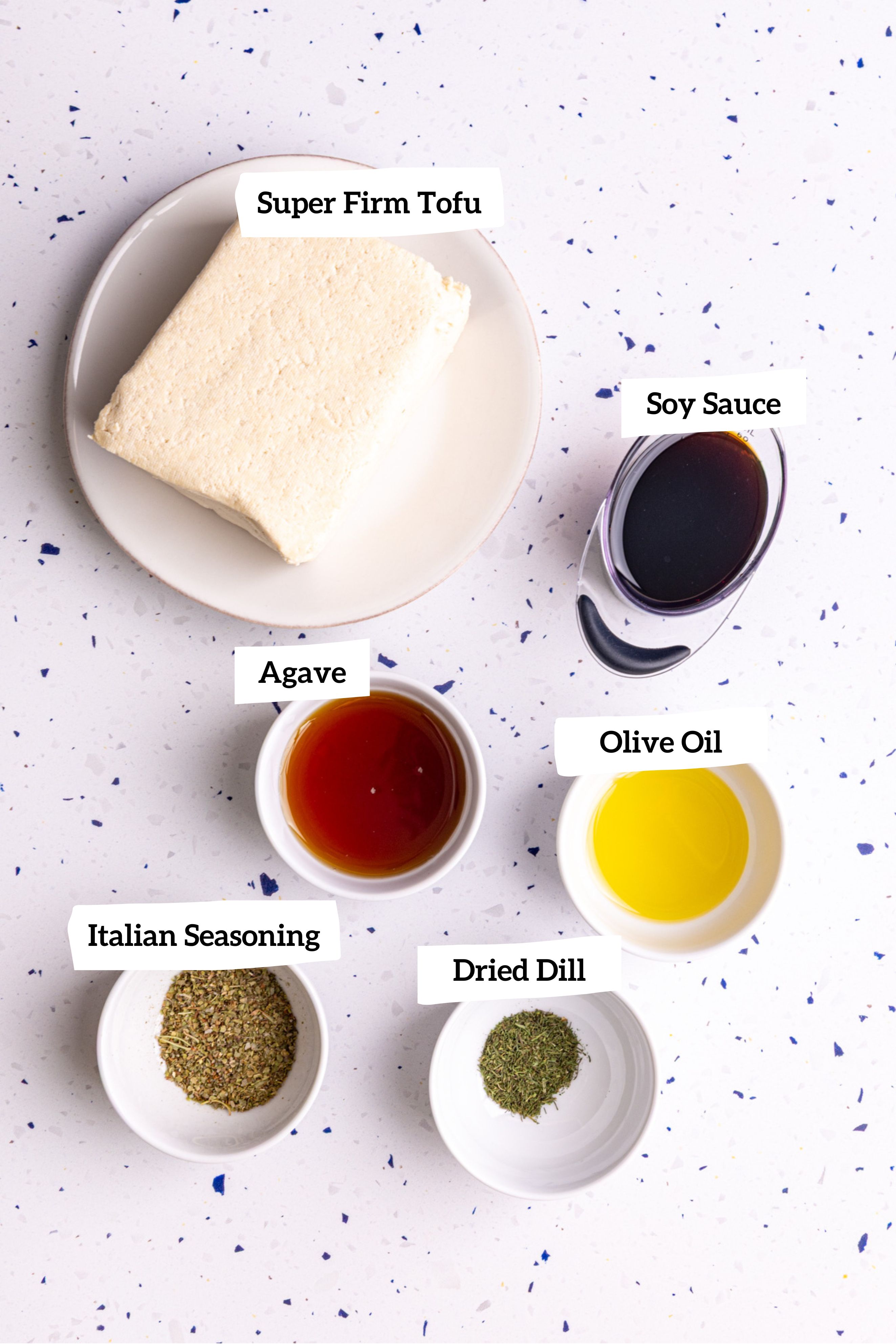 Vegan Chicken Bacon Ranch Tofu Ingredients