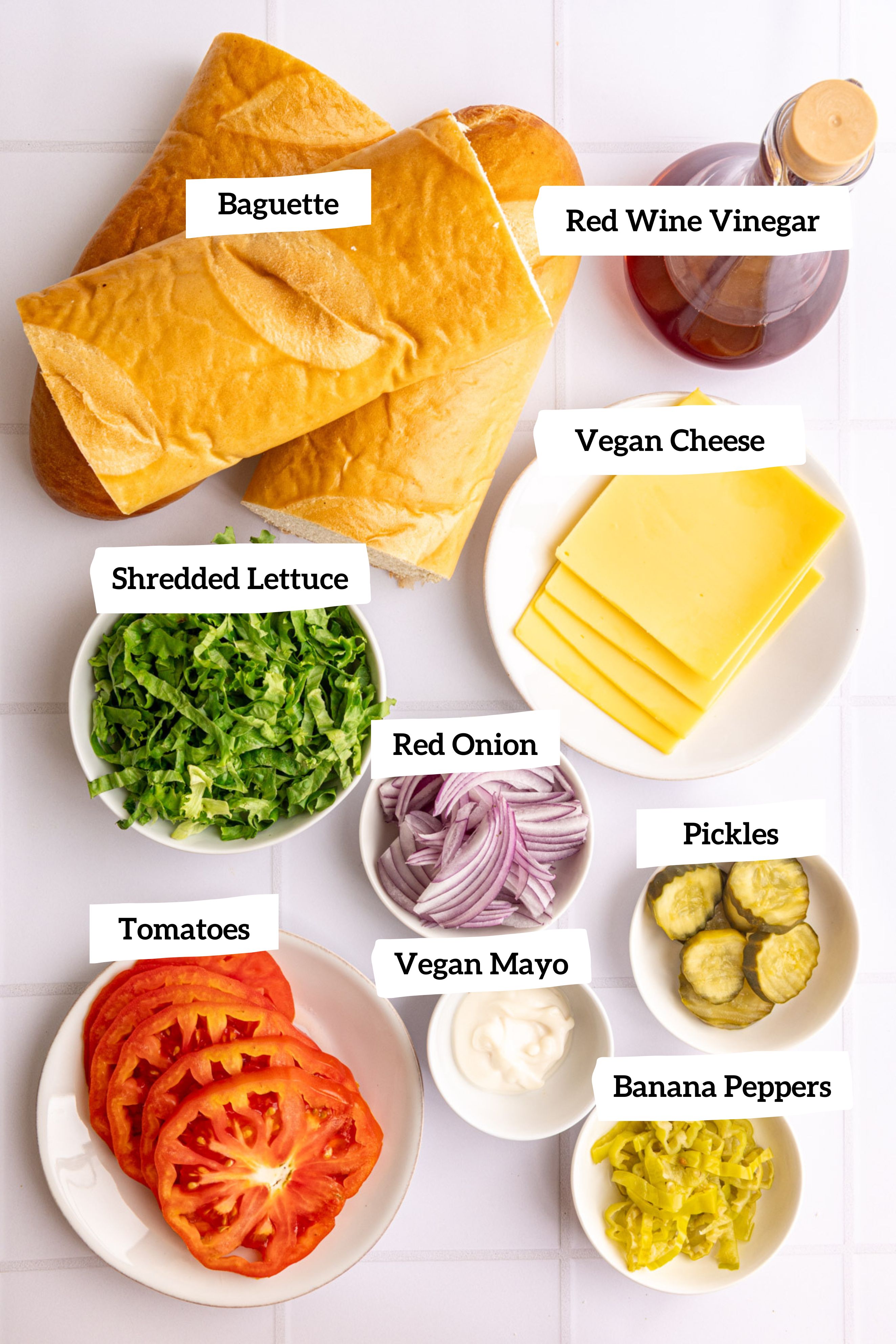 Vegan Deli Turkey Sandwich Ingredients