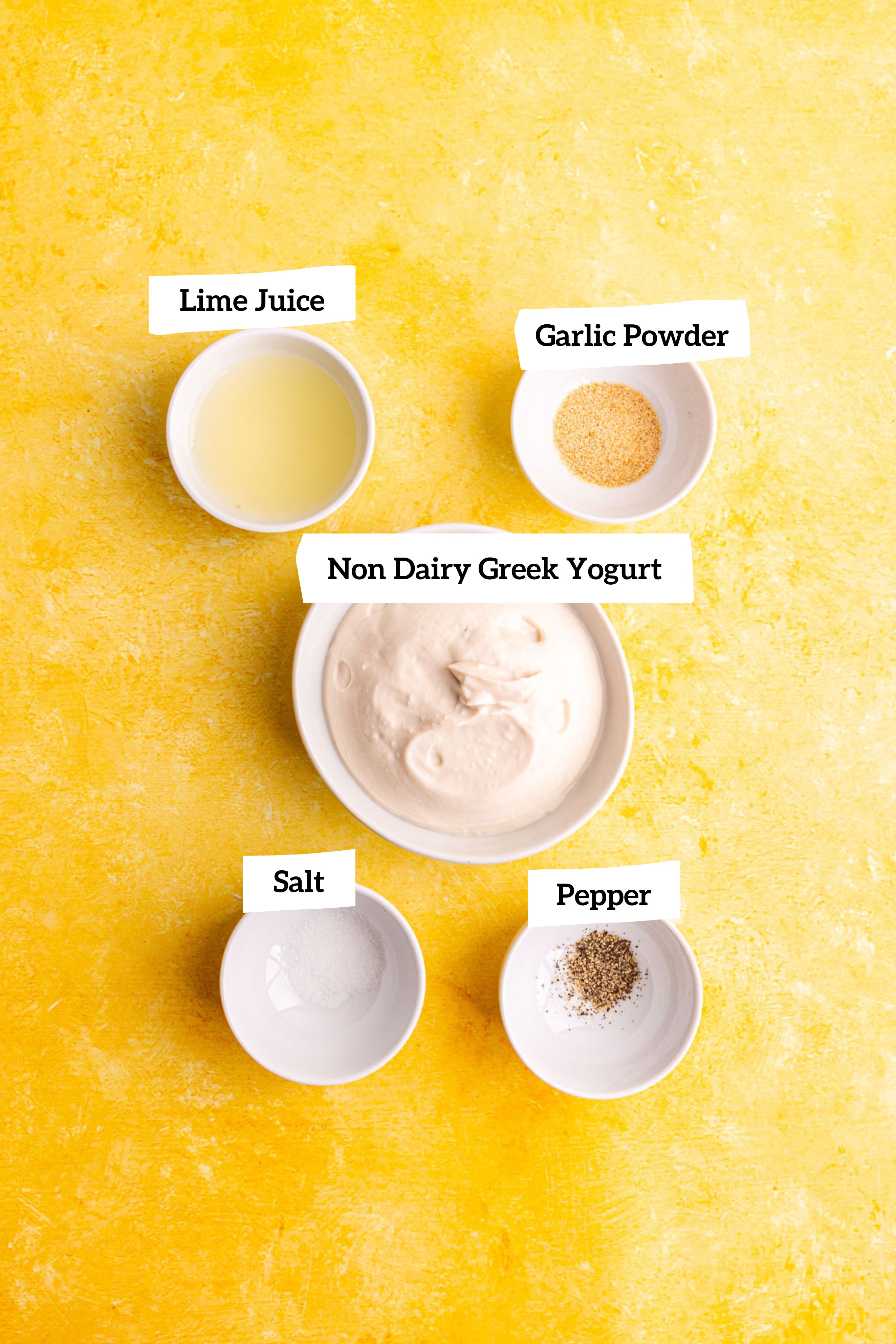Vegan Elote Corn Pasta Salad Dressing Ingredients