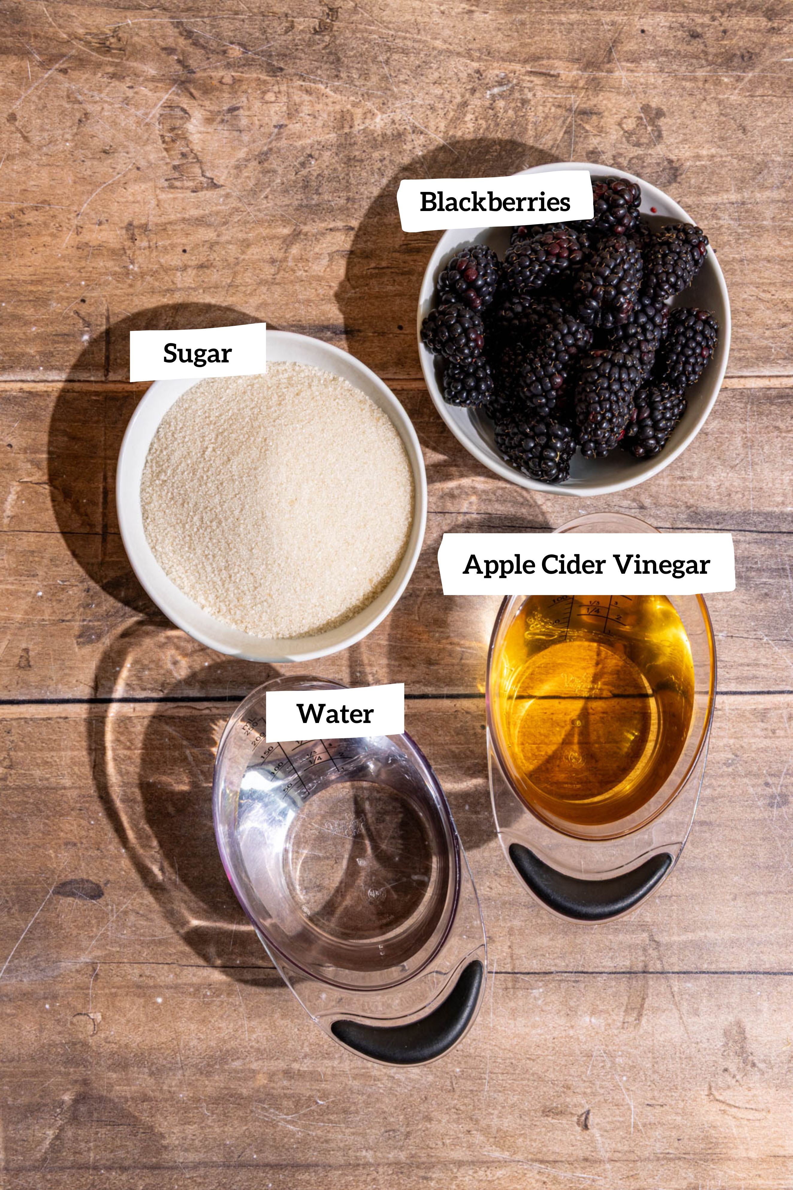 Blackberry shrub ingredients