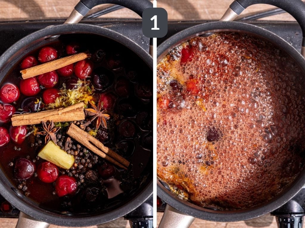 Homemade Dr. Pepper Step 1 - boil the syrup.