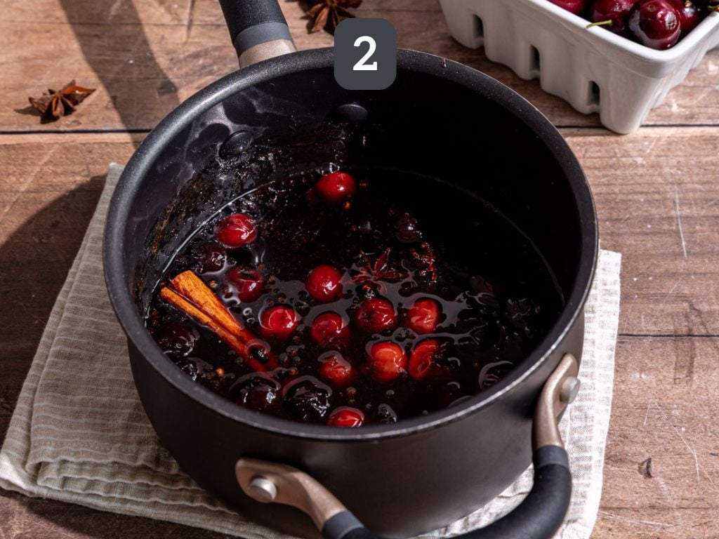 Homemade Dr. Pepper Step 2 - add the extracts and cool.