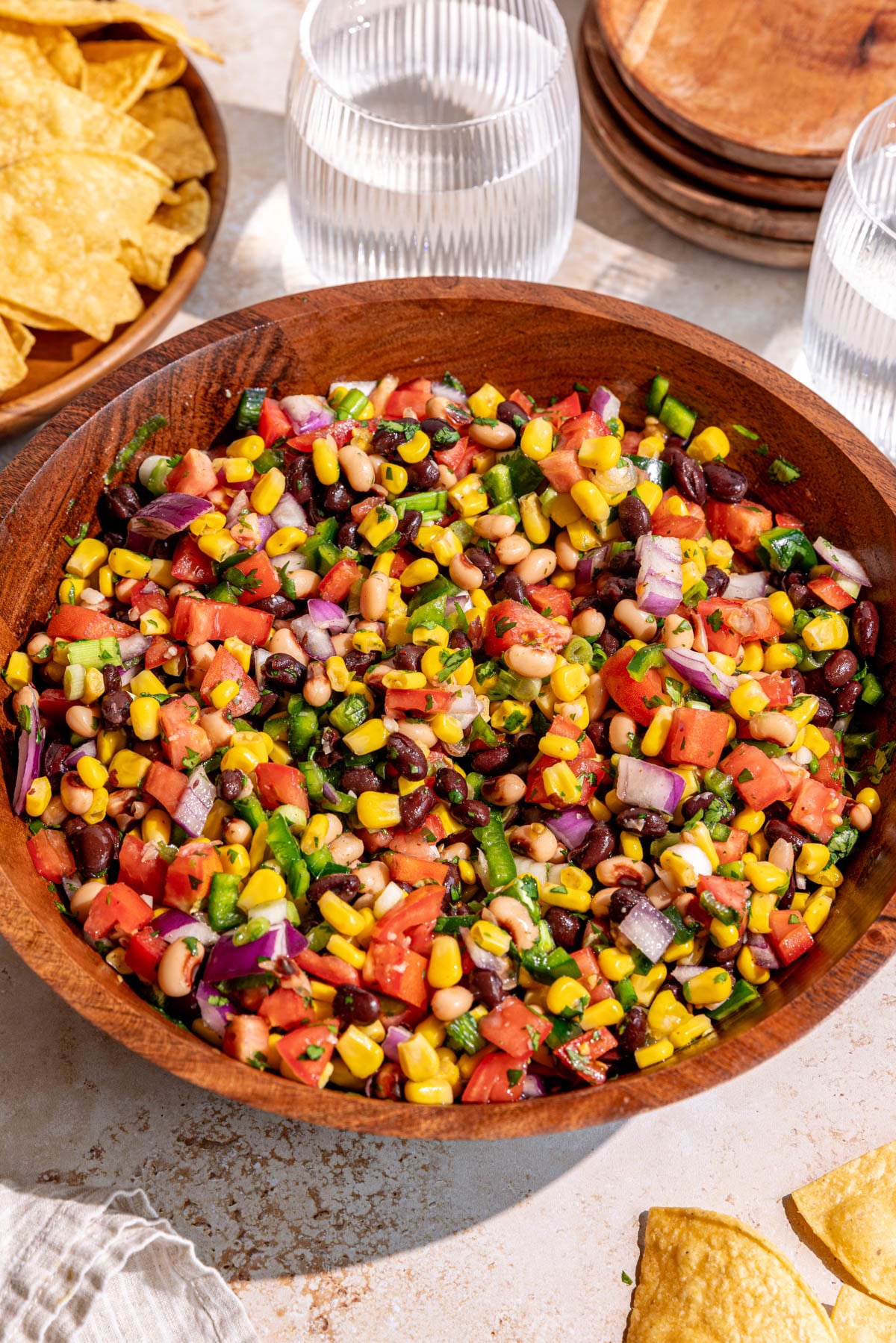 A bowl of vegan cowboy caviar.