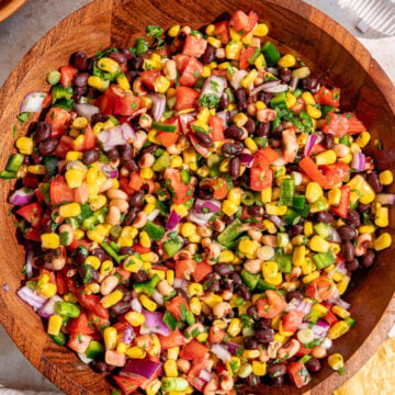 A bowl of vegan cowboy caviar.