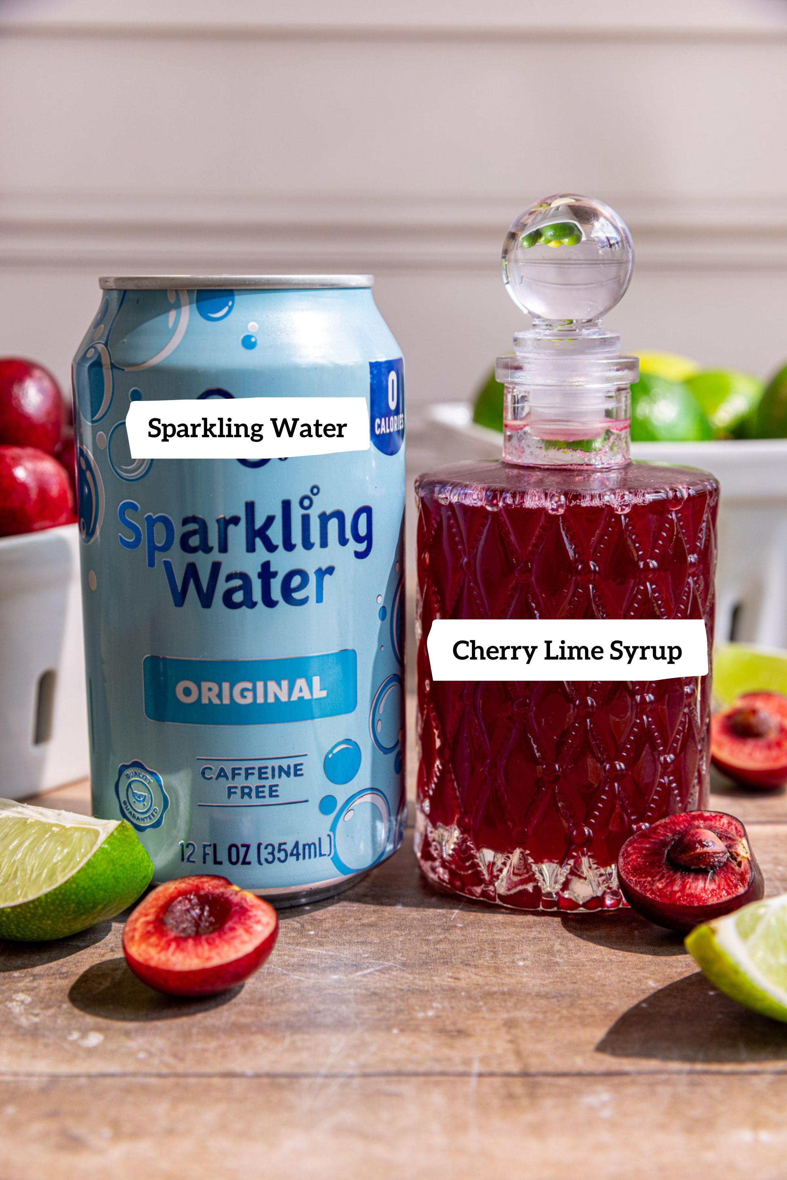 Cherry Lime Soda Ingredients