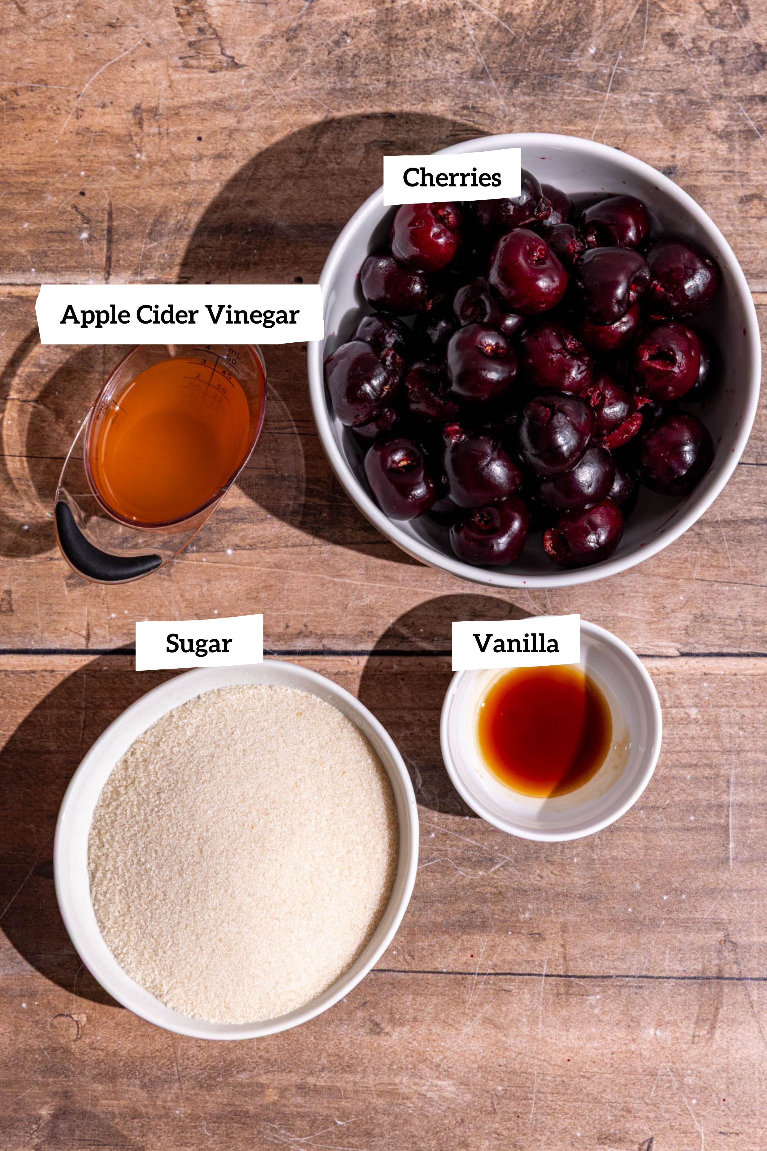 Cherry Shrub Ingredients