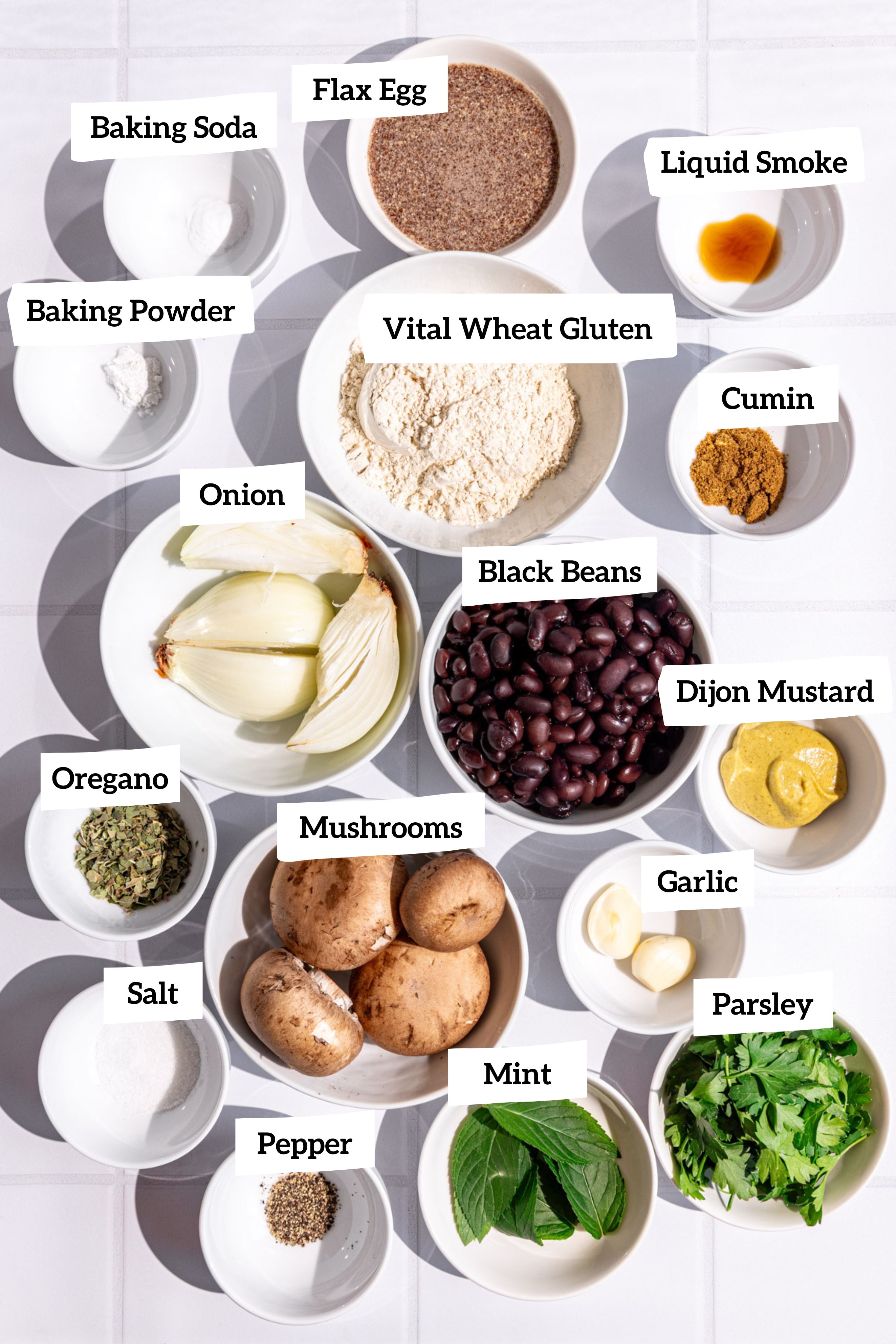Vegan Greek Meatballs Ingredients