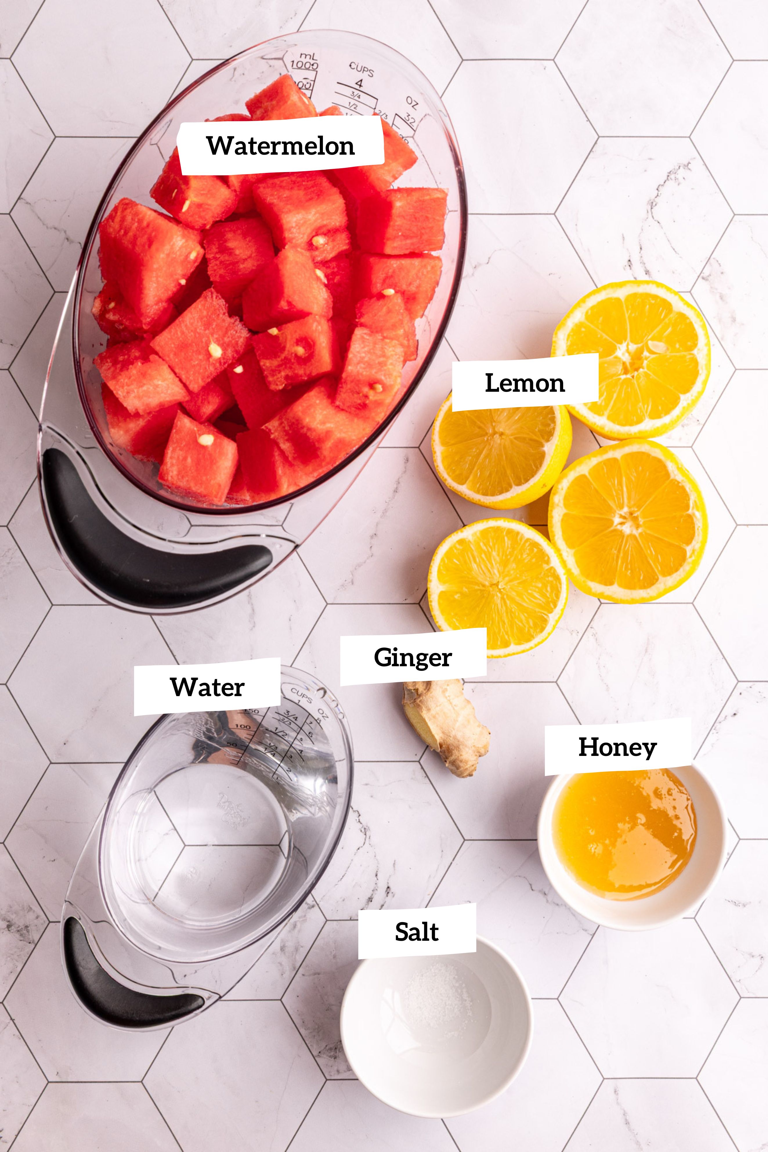 Watermelon ginger wellness shots ingredients