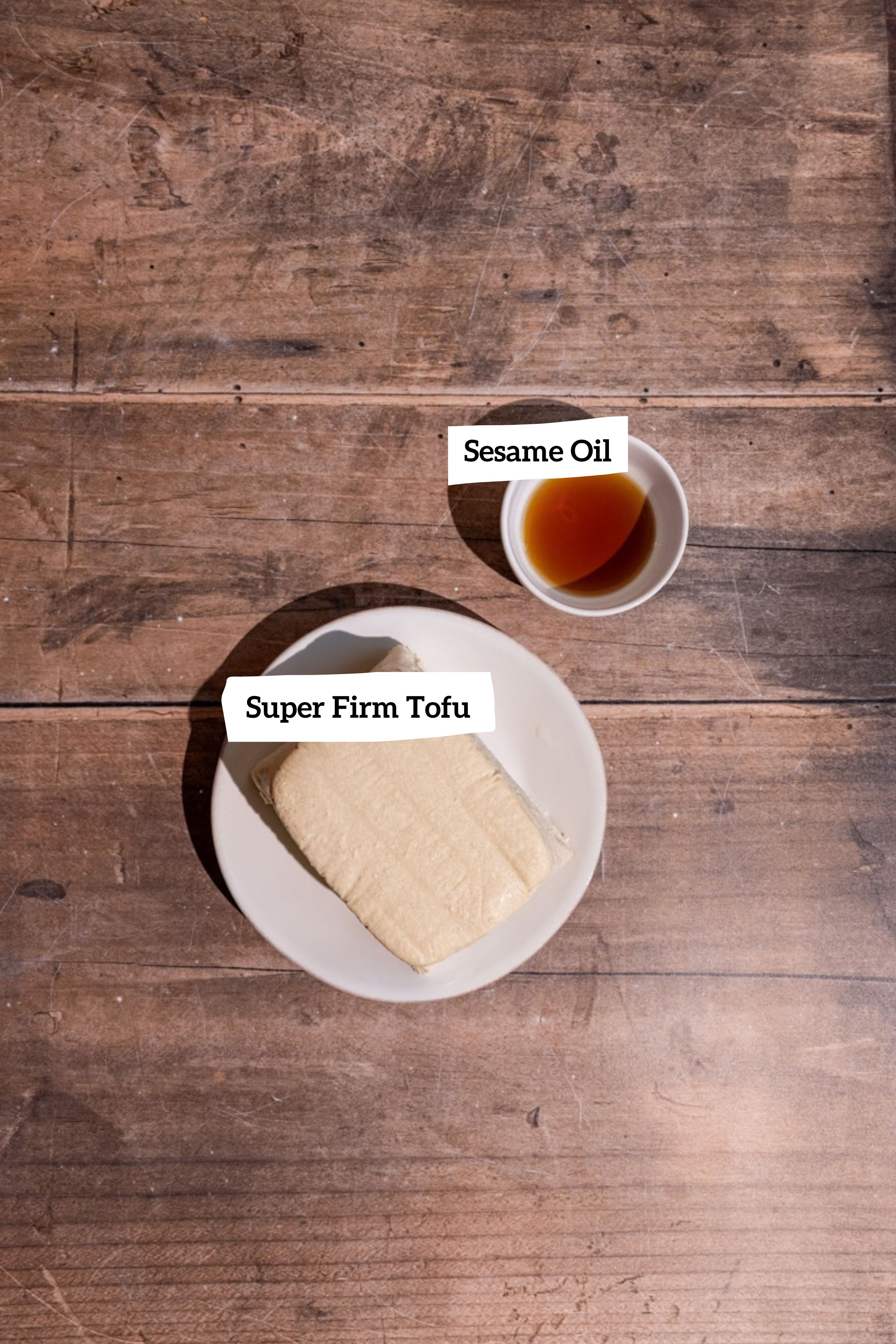 Vegan Sesame Noodles Tofu Ingredients